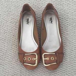 Mossimo Tan Buckle Flats